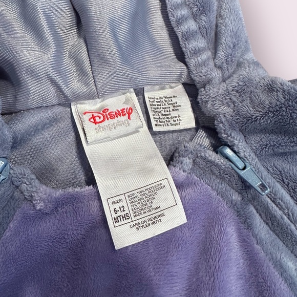 Vintage Disney Winnie The Pooh Eeyore Costume Baby Size 6-12 Months - Picture 6 of 11